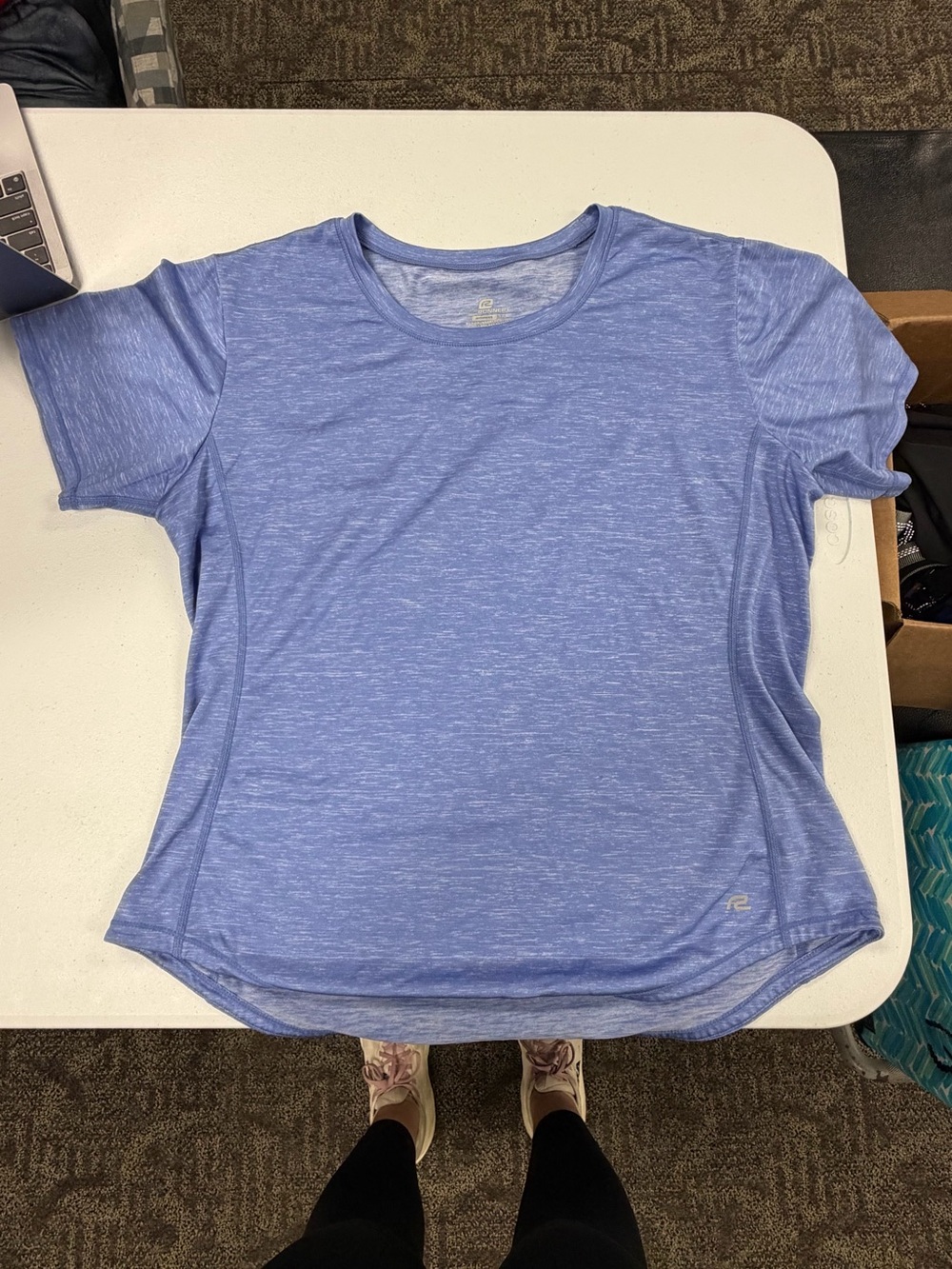 Road Runner Relaxed Heather Blue Short Sleeve Tee size XL
